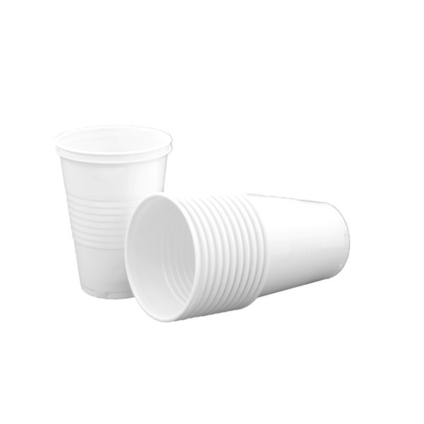 8 Pack 8oz White With Silver Rimmed Disposable Plastic Coffee Cups 8 Pack 8oz White With Silver Rimmed Disposable Plastic Coffee Cups